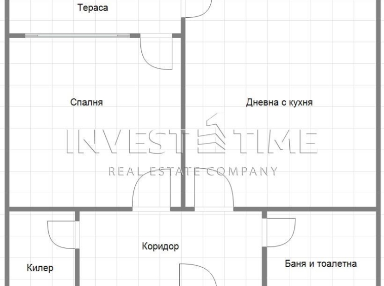Двустаен апартамент в Варна, Лятно кино Тракия - 54 кв.м за 1322 €/кв.м - Снимка #1