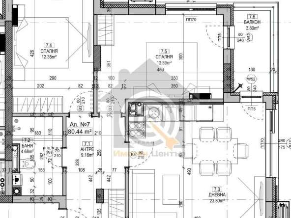 Тристаен апартамент в София, Манастирски ливади - 98 кв.м за 1530 €/кв.м - Снимка #1
