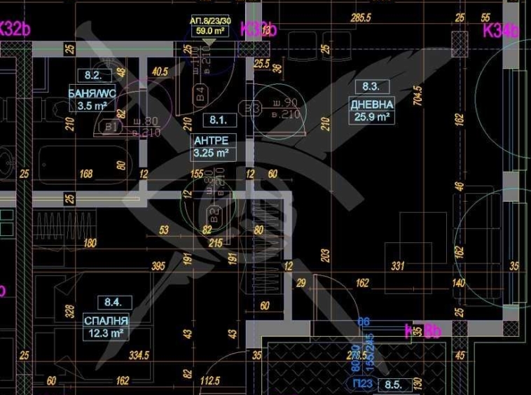 Двустаен апартамент в София, Малинова долина - 70 кв.м за 2443 €/кв.м - Снимка #1