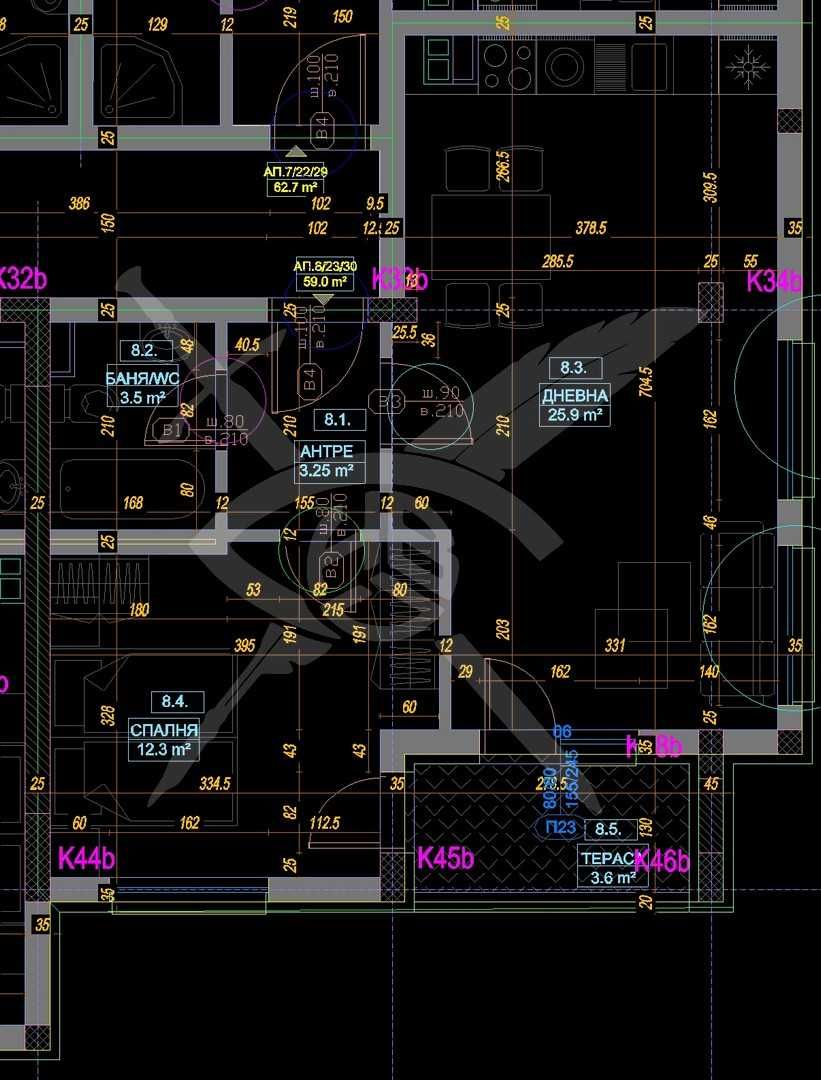 Двустаен апартамент в София, Малинова долина - 70 кв.м за 2443 €/кв.м - Снимка #1