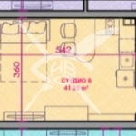 Едностаен апартамент в Поморие - 43 кв.м за 1535 €/кв.м - Снимка #1