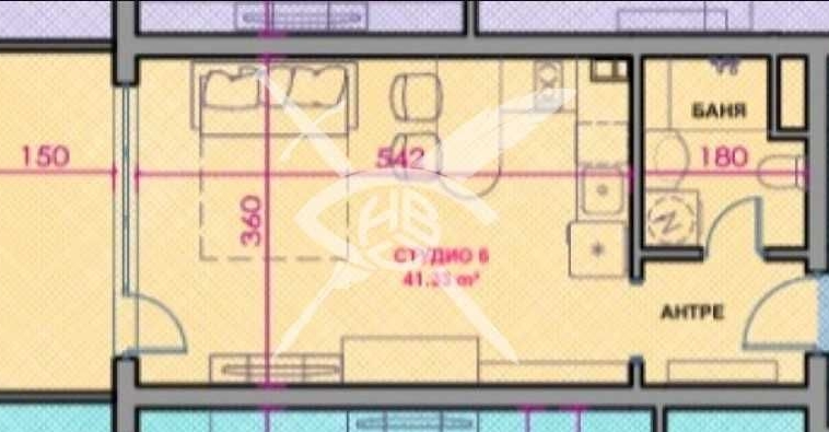 Едностаен апартамент в Поморие - 43 кв.м за 1535 €/кв.м - Снимка #1