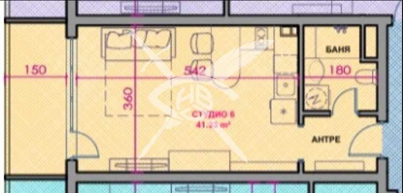 Едностаен апартамент в Поморие - 43 кв.м за 1535 €/кв.м - Снимка #1