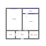 Едностаен апартамент в Бургас, Славейков - 43 кв.м за 1977 €/кв.м - Снимка #1