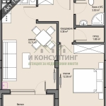 Двустаен апартамент в София, Красна поляна 1 - 62 кв.м за 2155 €/кв.м - Снимка #1