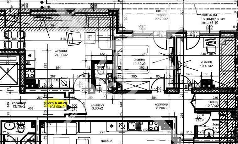 Тристаен апартамент в Пловдив, Христо Смирненски - 152 кв.м за 416 €/кв.м - Снимка #1