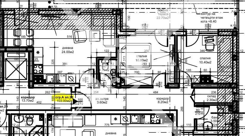 Тристаен апартамент в Пловдив, Христо Смирненски - 152 кв.м за 416 €/кв.м - Снимка #1
