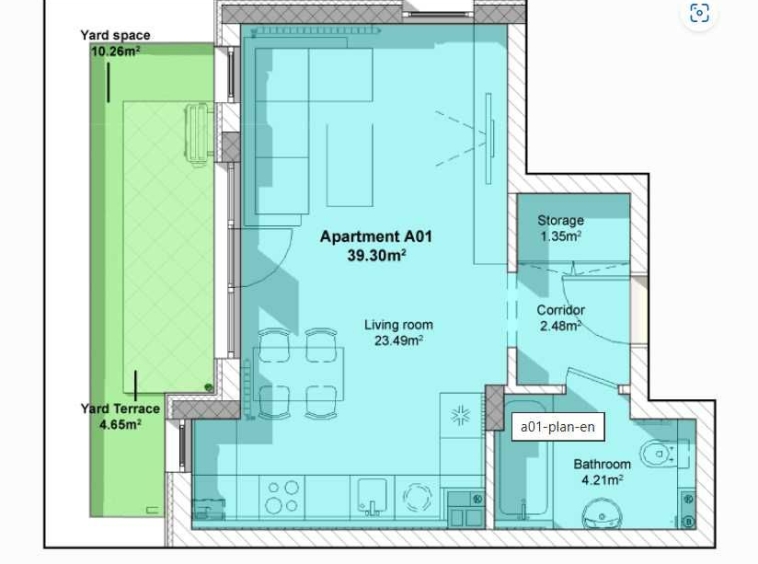 Едностаен апартамент в София, Драгалевци - 45 кв.м за 2331 €/кв.м - Снимка #1