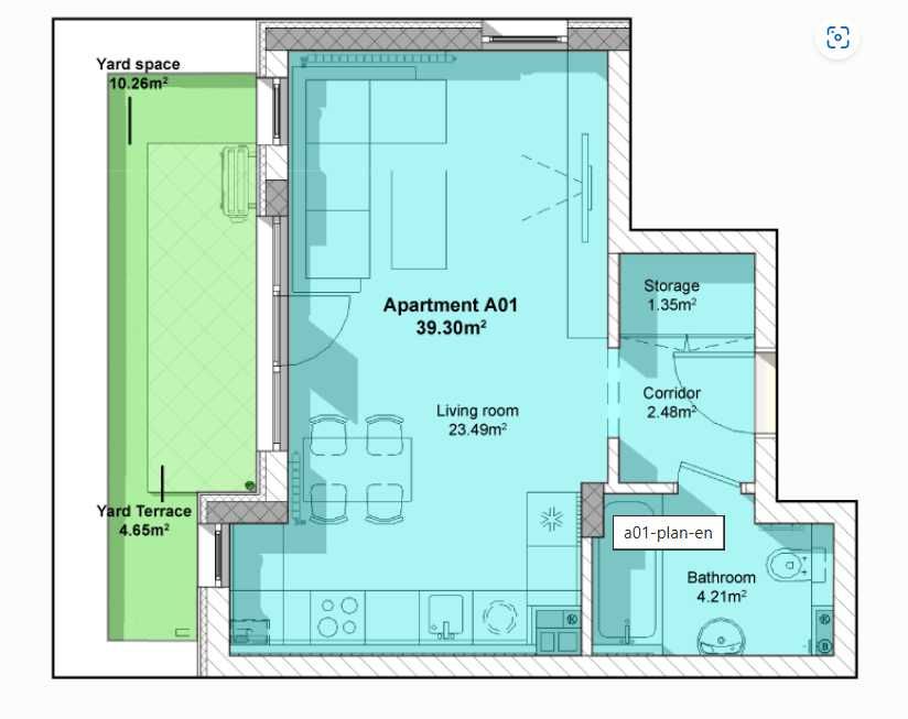 Едностаен апартамент в София, Драгалевци - 45 кв.м за 2331 €/кв.м - Снимка #1
