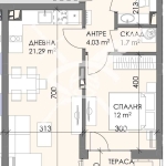 Двустаен апартамент в Бургас, Меден рудник - зона А - 95 кв.м за 1000 €/кв.м - Снимка #1