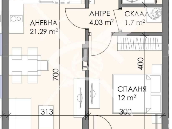 Двустаен апартамент в Бургас, Меден рудник - зона А - 95 кв.м за 1000 €/кв.м - Снимка #1