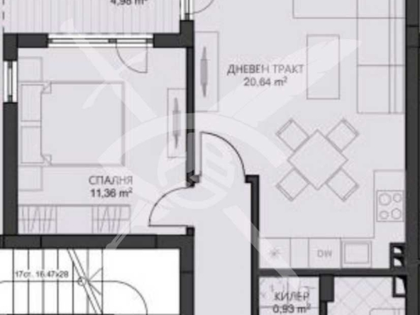 Двустаен апартамент в Варна, Владислав Варненчик - 63 кв.м за 1032 €/кв.м - Снимка #1