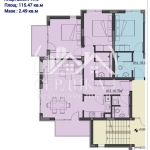 Тристаен апартамент в Благоевград, Освобождение - 115 кв.м за 843 €/кв.м - Снимка #1