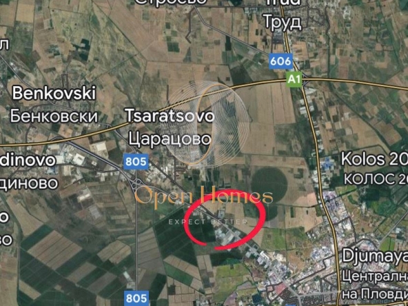 Парцел в Пловдив, Индустриална зона - Юг - 3535 кв.м за 20 €/кв.м - Снимка #1