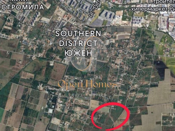 Парцел в Пловдив, Беломорски - 303 кв.м за 110 €/кв.м - Снимка #1