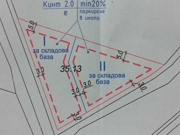 Парцел в Бургас, Меден рудник - зона В - 3032 кв.м за 6 €/кв.м - Снимка #1