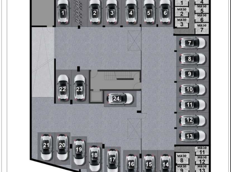 Дава се под наем Гараж / Паркомясто в Стара Загора, Три чучура - юг - 25 кв.м за 20447.94 € - Снимка #1