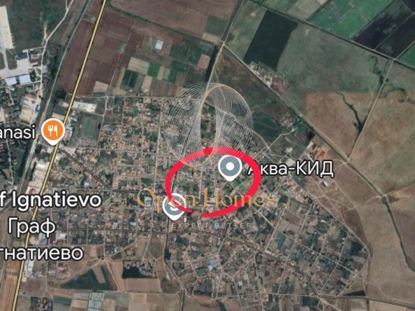 Парцел в с. Граф Игнатиево, Област Пловдив - 970 кв.м за 39 €/кв.м - Снимка #1