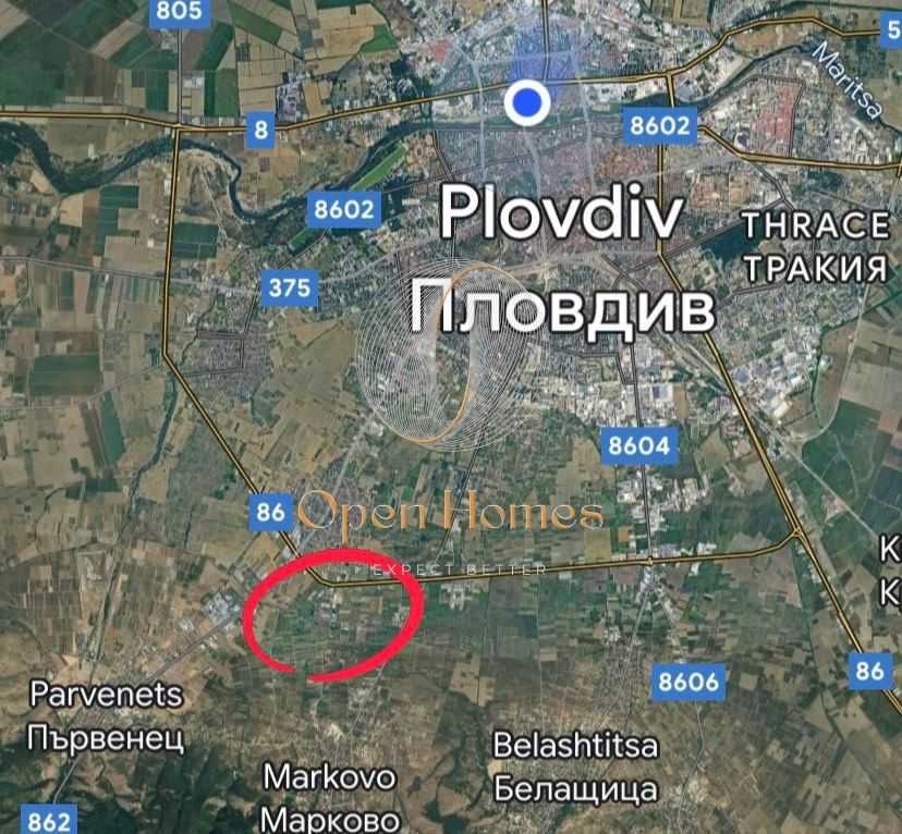 Земеделски имот в Пловдив, Индустриална зона - Юг -  кв.м за 27750 €/дка - Снимка #1