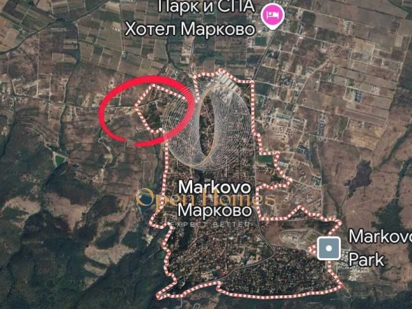 Парцел в с. Марково, Област Пловдив - 520 кв.м за 31 €/кв.м - Снимка #1