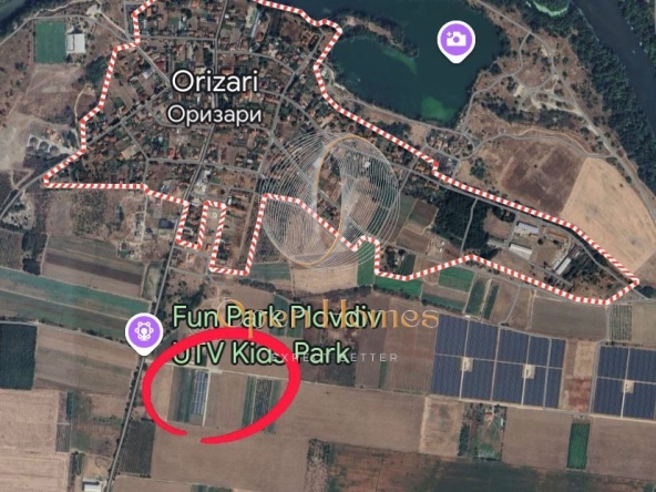 Парцел в с. Оризари, Област Пловдив - 550 кв.м за 64 €/кв.м - Снимка #1