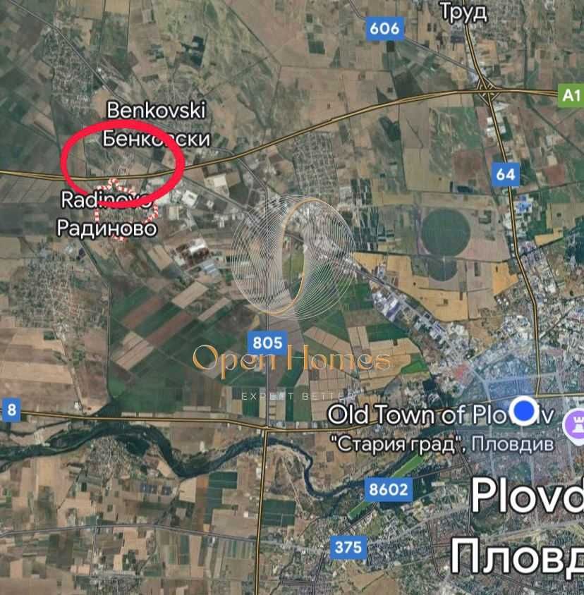 Земеделски имот в с. Радиново, Област Пловдив -  кв.м за 15246 €/дка - Снимка #1