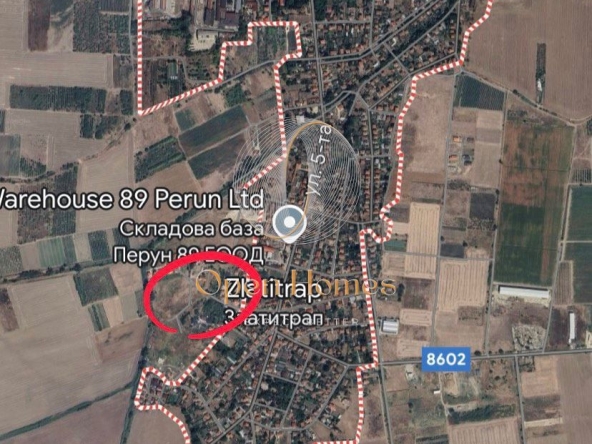 Парцел в с. Златитрап, Област Пловдив - 2474 кв.м за 51 €/кв.м - Снимка #1