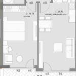 Двустаен апартамент в София, Малинова долина - 69 кв.м за 2615 €/кв.м - Снимка #1