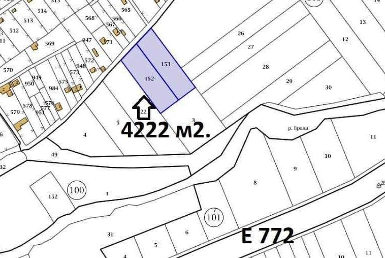 Парцел в Търговище, Вилна зона - 4222 кв.м за 6 €/кв.м - Снимка #1