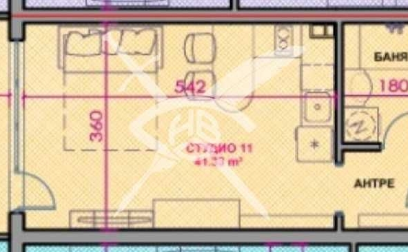 Едностаен апартамент в Поморие - 43 кв.м за 912 €/кв.м - Снимка #1