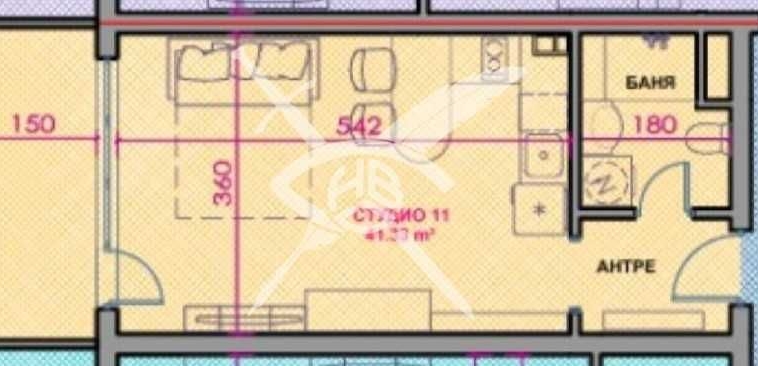 Едностаен апартамент в Поморие - 43 кв.м за 912 €/кв.м - Снимка #1