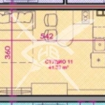 Едностаен апартамент в Поморие - 43 кв.м за 1535 €/кв.м - Снимка #1