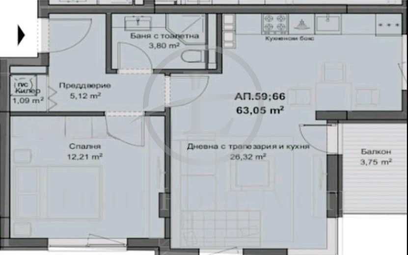 Двустаен апартамент в Пловдив, Кючук Париж - 73 кв.м за 1507 €/кв.м - Снимка #1