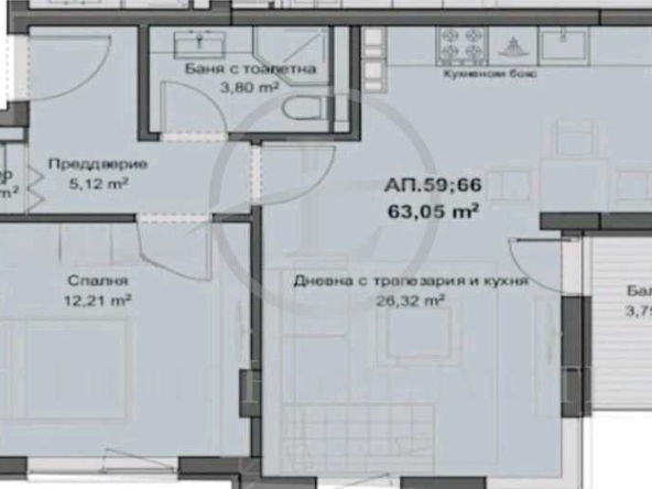 Двустаен апартамент в Пловдив, Кючук Париж - 73 кв.м за 769 €/кв.м - Снимка #1