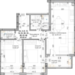 Тристаен апартамент в Пловдив, Южен - 102 кв.м за 880 €/кв.м - Снимка #1