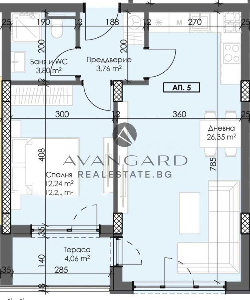 Двустаен апартамент в Пловдив, Тракия - 73 кв.м за 752 €/кв.м - Снимка #1