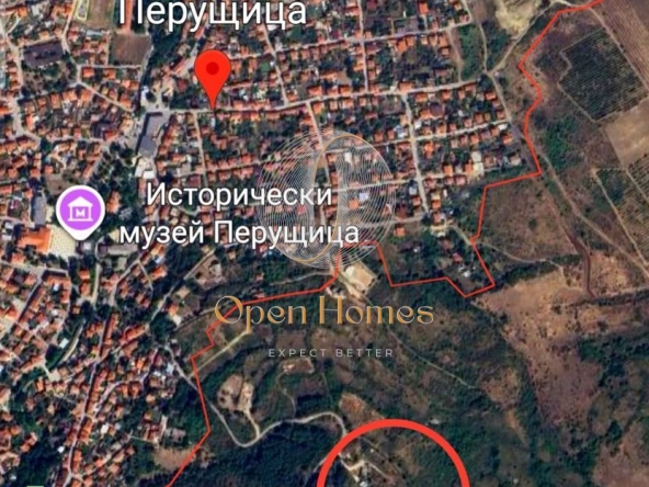 Парцел в Перущица - 1320 кв.м за 45 €/кв.м - Снимка #1