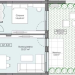 Двустаен апартамент в Пловдив, Остромила - 64 кв.м за 1473 €/кв.м - Снимка #1