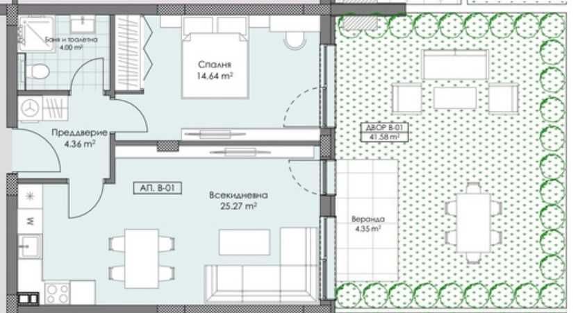 Двустаен апартамент в Пловдив, Остромила - 64 кв.м за 751 €/кв.м - Снимка #1