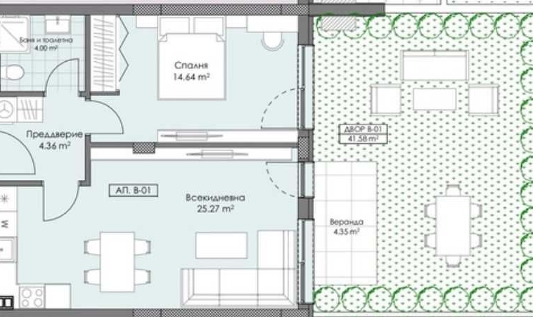 Двустаен апартамент в Пловдив, Остромила - 64 кв.м за 749 €/кв.м - Снимка #1