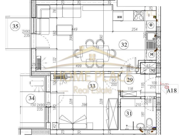 Двустаен апартамент в Варна, Владислав Варненчик - 70 кв.м за 1186 €/кв.м - Снимка #1