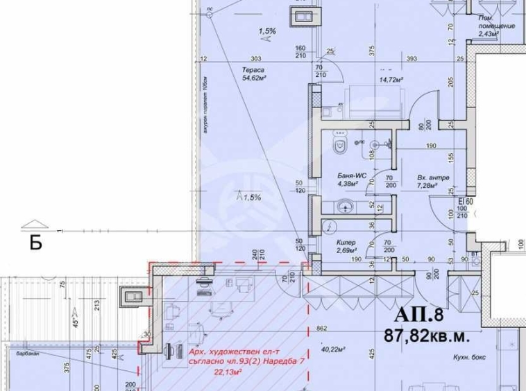 Двустаен апартамент в Варна, Младост 2 - 203 кв.м за 690 €/кв.м - Снимка #1