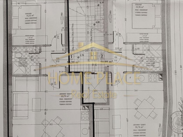 Двустаен апартамент в Варна, Конфуто - 54 кв.м за 1181 €/кв.м - Снимка #1