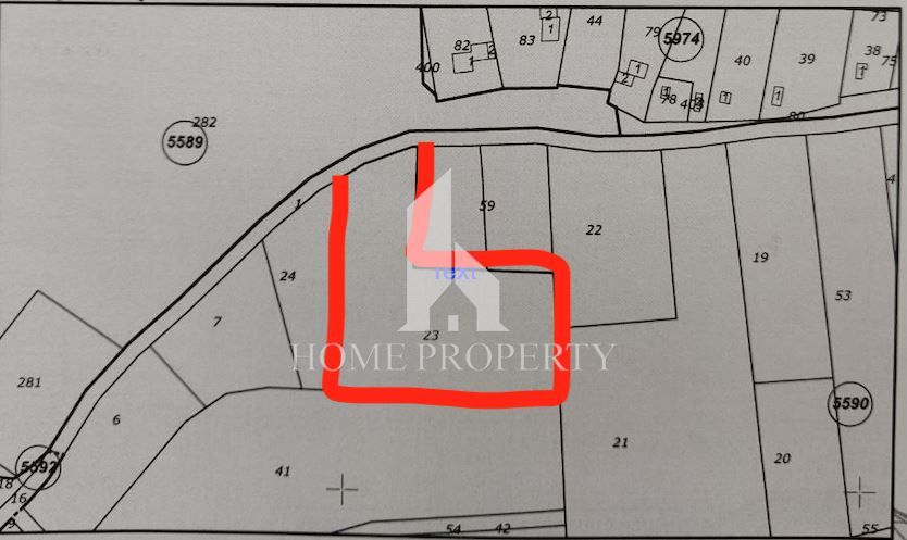 Парцел в с. Войнеговци, Област София-град - 5483 кв.м за 45 €/кв.м - Снимка #1