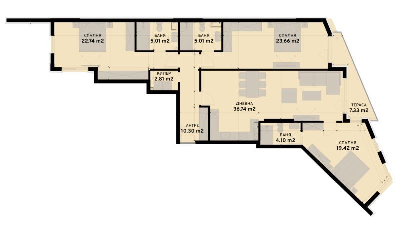 Четиристаен апартамент в София, Овча купел 2 - 176 кв.м за 1554 €/кв.м - Снимка #1