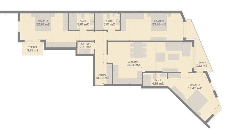 Четиристаен апартамент в София, Овча купел 2 - 181 кв.м за 1626 €/кв.м - Снимка #1