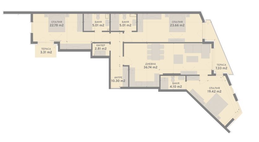 Четиристаен апартамент в София, Овча купел 2 - 181 кв.м за 1626 €/кв.м - Снимка #1