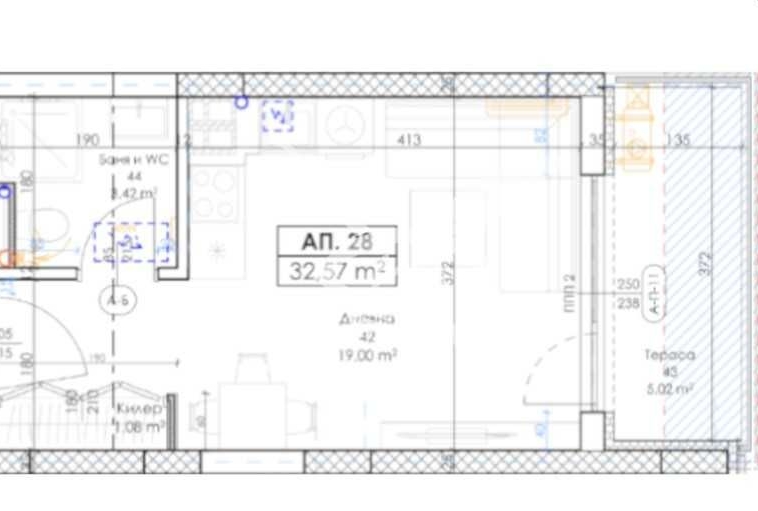 Дава се под наем Едностаен апартамент в Пловдив, Беломорски - 37 кв.м за 40810 € - Снимка #1