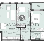 Тристаен апартамент в Пловдив, Христо Смирненски - 105 кв.м за 1367 €/кв.м - Снимка #1