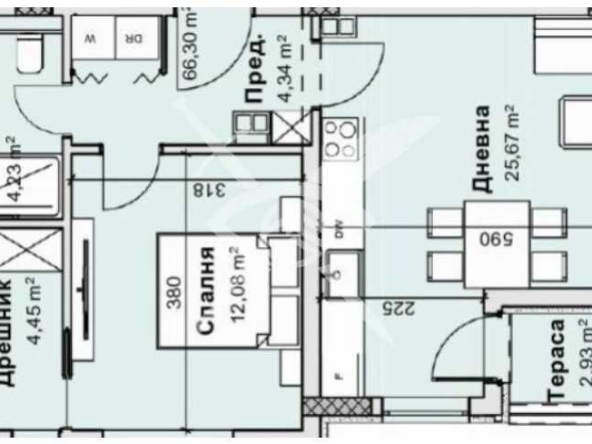 Двустаен апартамент в Пловдив, Остромила - 76 кв.м за 615 €/кв.м - Снимка #1